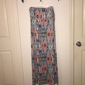 Print maxi dress